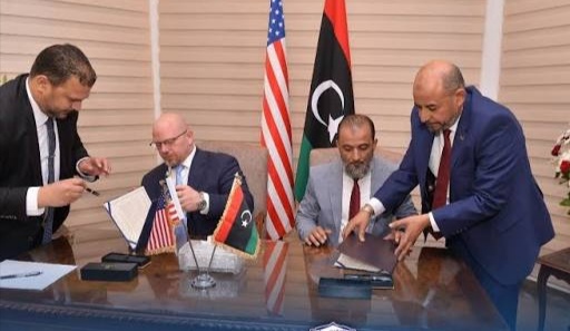 تعاون ليبي أمريكي في مكافحة المخدرات والجريمة العابرة للحدود توقيع مذكرة تفاهم
