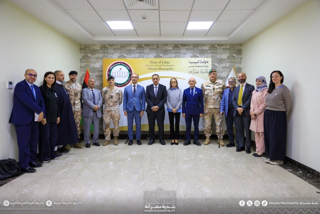 وفد أممي وإيطالي يزور مصراتة