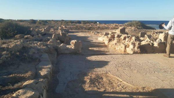 بعثة جامعة باليرمو تواصل ترميم المواقع الأثرية في صبراتة المواقع الأثرية