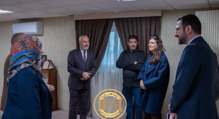 رئيس الهيئة العامة للسينما والمسرح يستقبل وفد بعثة الاتحاد الأوروبي استقبال وفد بعثة الاتحاد الأوروبي