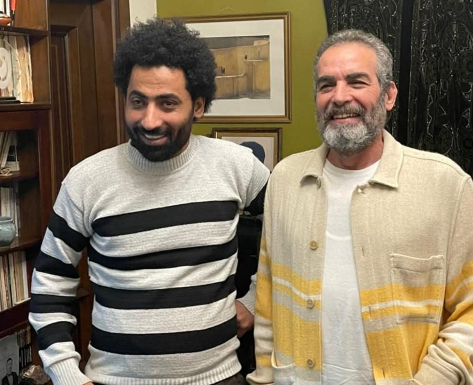 المخرج أحمد بوجي والفنان أحمد عبدالعزيز