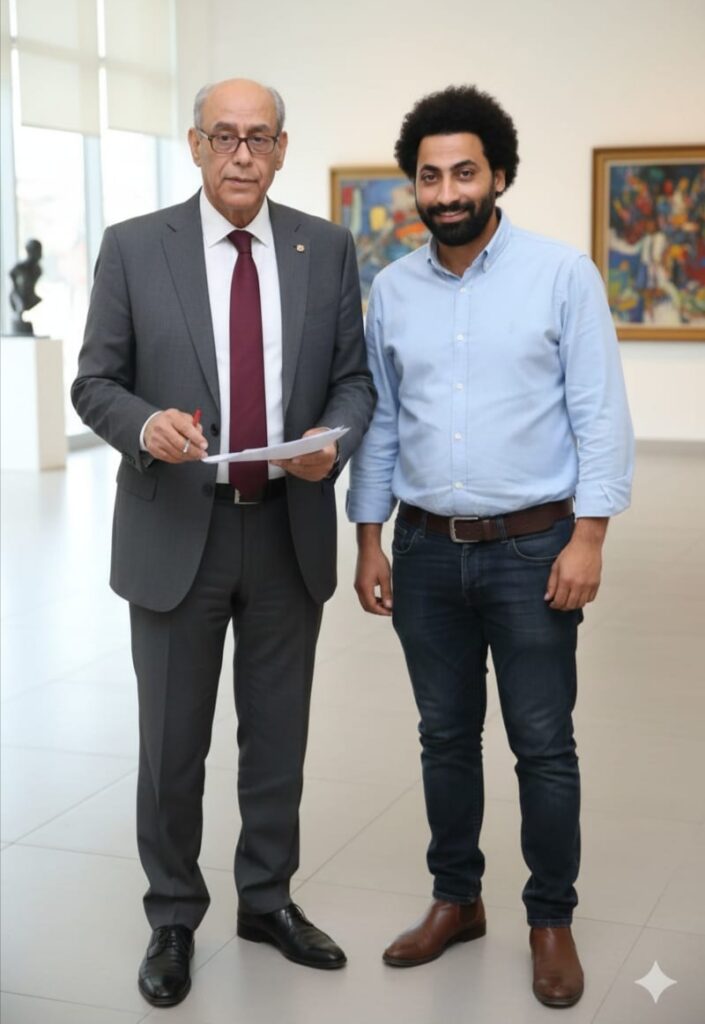 احمد بوجي والفنان أحمد بدير