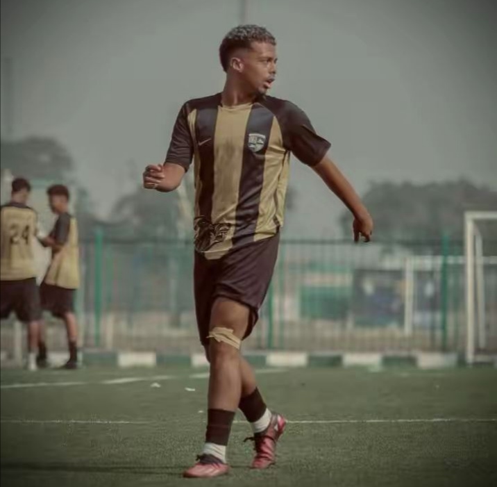 اللاعب مصطفى كوكا في تدريبات