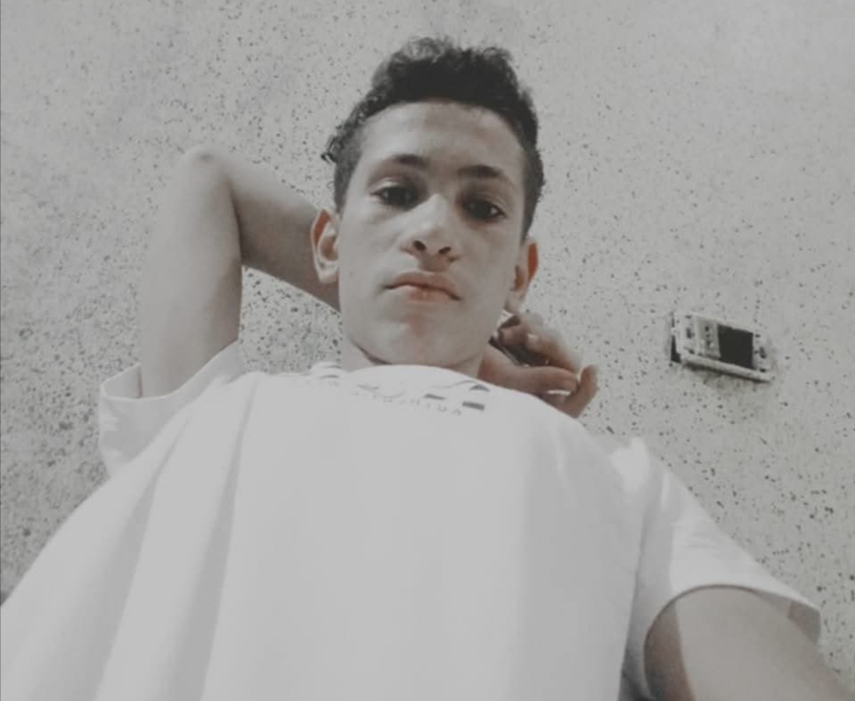 حازم رضا رياض لاعب موهوب كرة القدم من البدرشين