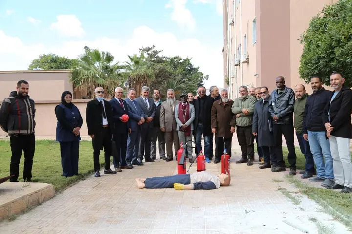 ختام الدورة التدريبية لموظفي الأمن والسلامة والصحة المهنية ختام الدورة التدريبية