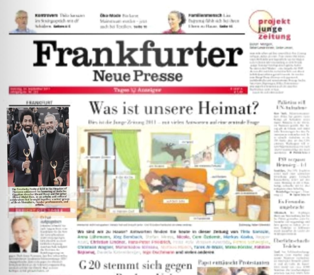 المخرج أحمد بوجي في صحف عالمية