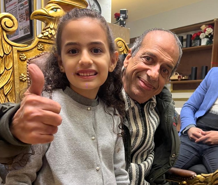 الطفلة جونير سامح والفنان محمد الصاوي