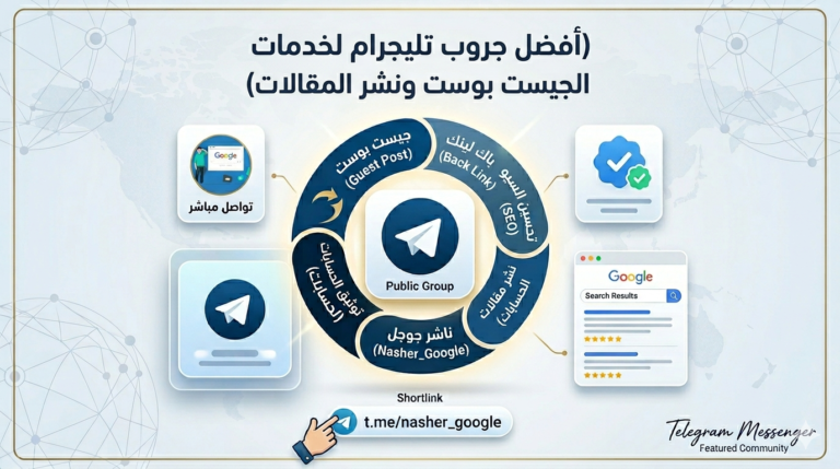 أفضل جروب تليجرام لخدمات الجيست بوست ونشر المقالات جروب تليجرام لخدمات الجيست بوست ونشر المقالات