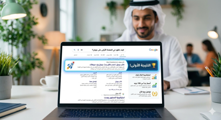 كيف تظهر في الصفحة الأولى على جوجل؟ دليل المقالات الإعلانية شرح طريقة تصدر نتائج بحث جوجل ونشر المقالات والجيست بوست بـ 100 جنيه